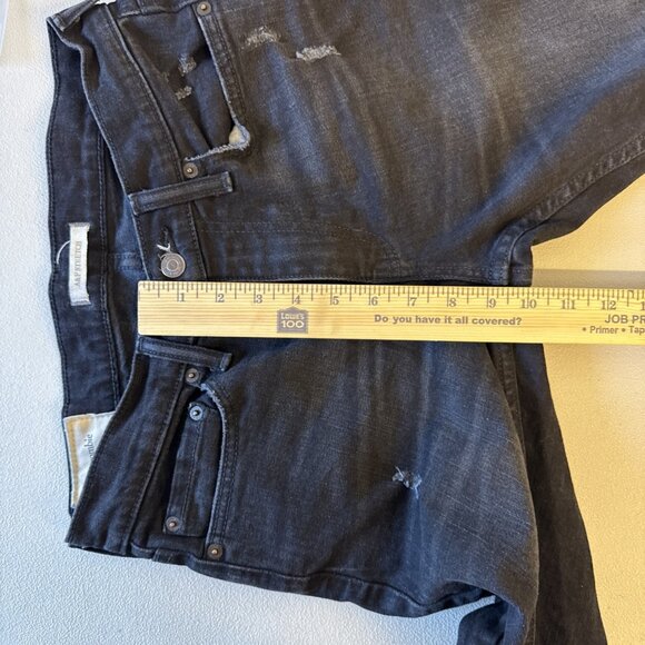 Abercrombie & Fitch Men’s Black Skinny Stretch Jeans 29x32 Distressed - Picture 13 of 13